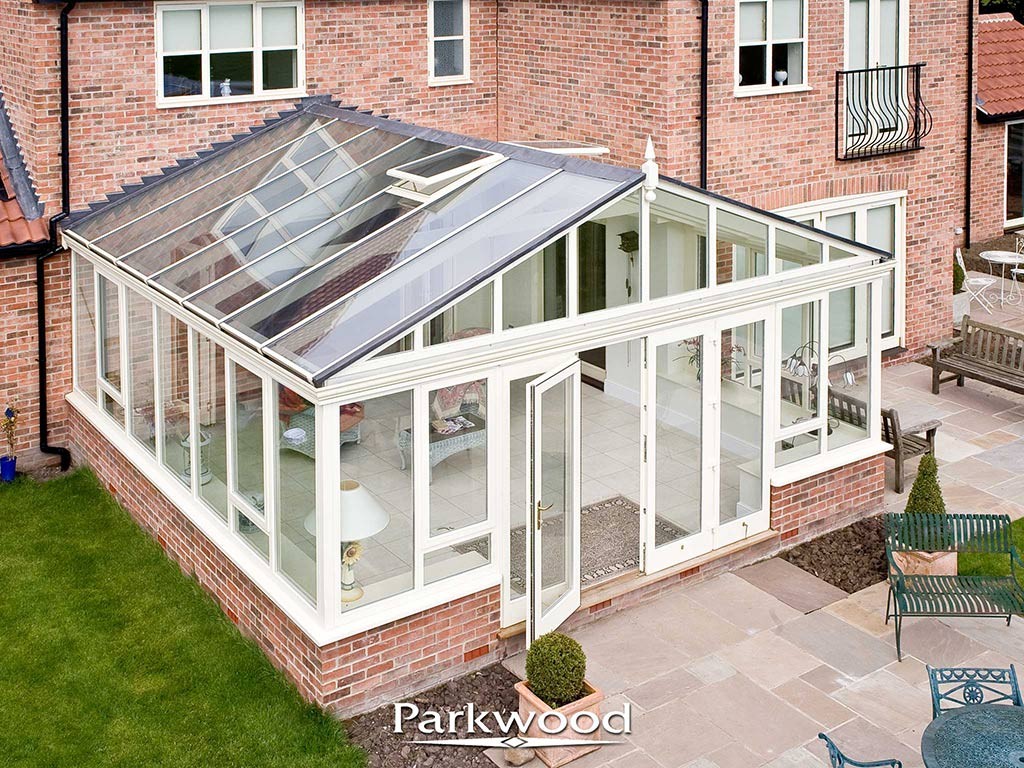 Painted timber conservatory by parkwood