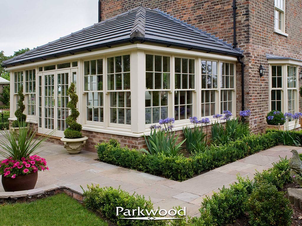 Painted garden rooms by Parkwood