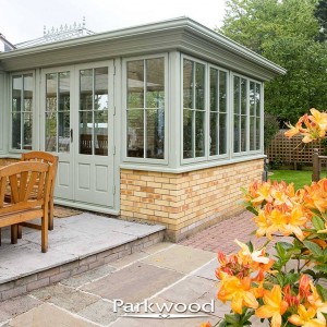 Green Painted Orangery By Parkwood
