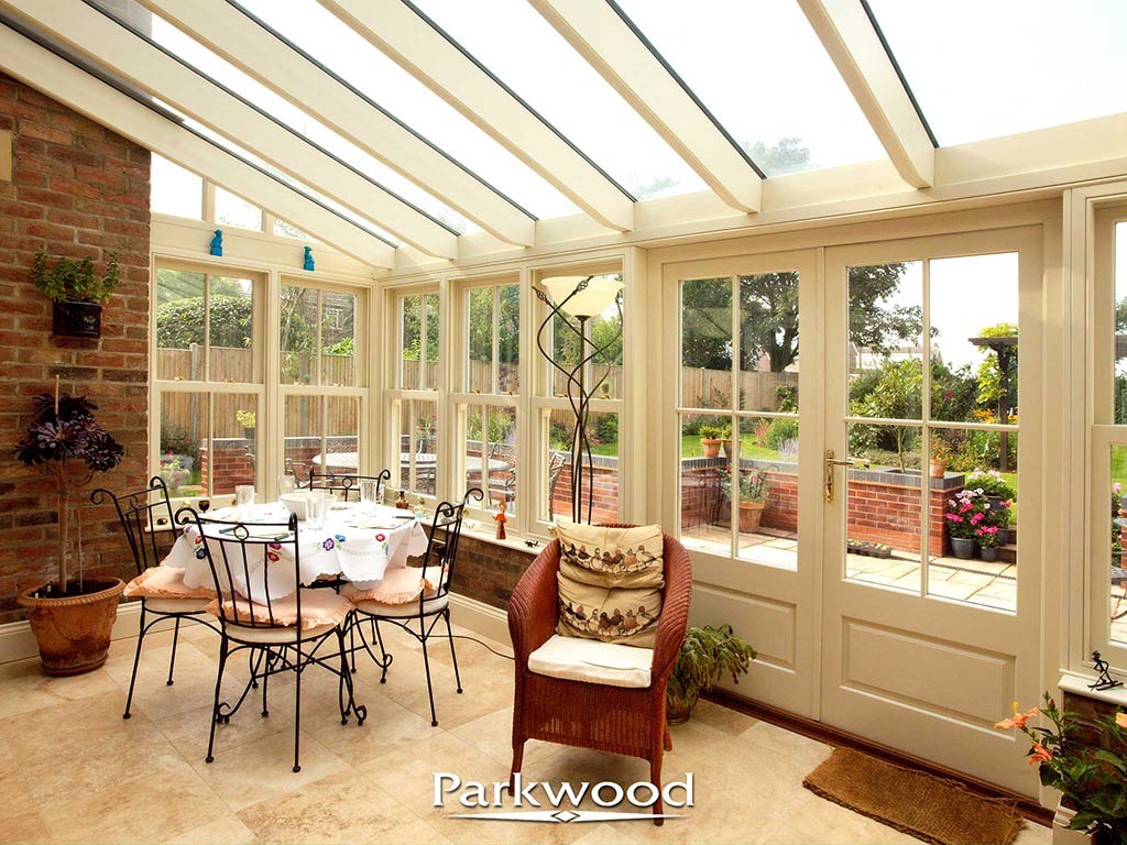 Painted Timber conservatories by Parkwood