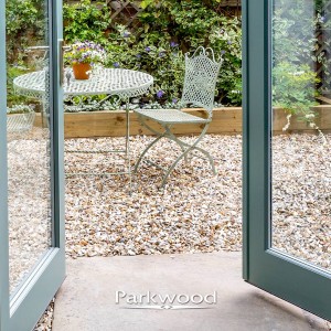 Green Painted Timber Conservatory By Parkwood